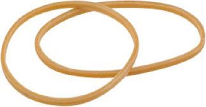 Wonday rubber ringen in zak, naturel, 50 mm, grootverpakking