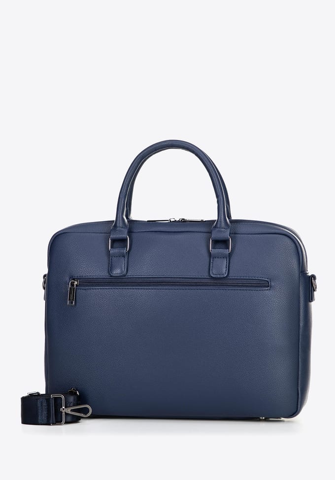 WITTCHEN Laptoptas 16" - Elegante Eco-Leder, Blauw