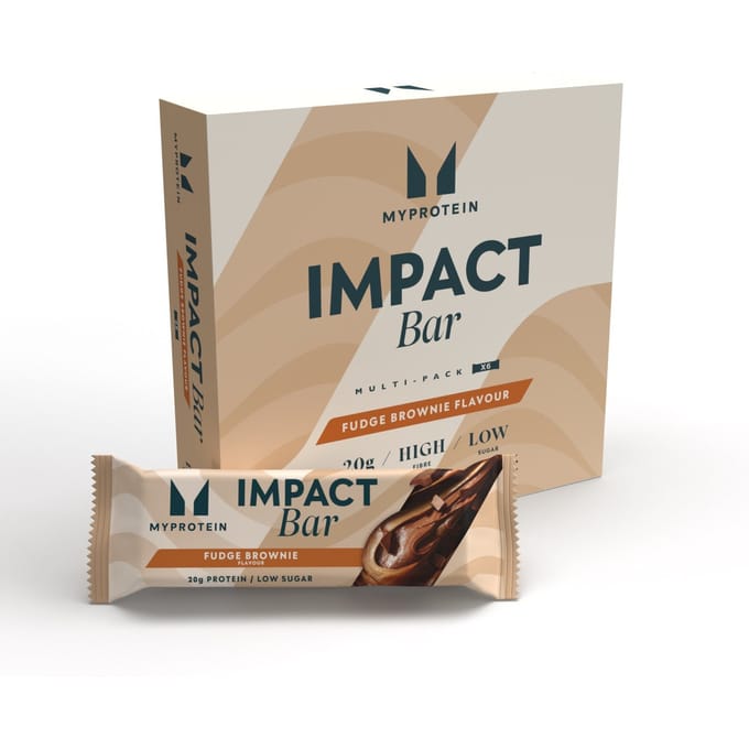 Impact Protein Bar - 6 x 64g - Fudge Brownie