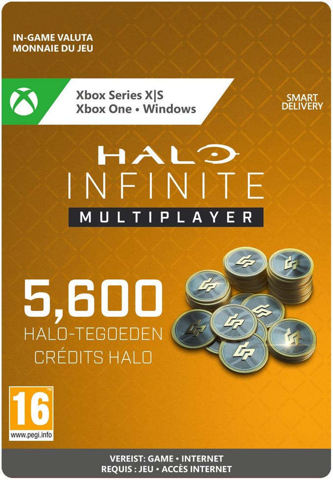 Halo Infinite - 5000 Halo-Tegoeden+ 600 Bonus