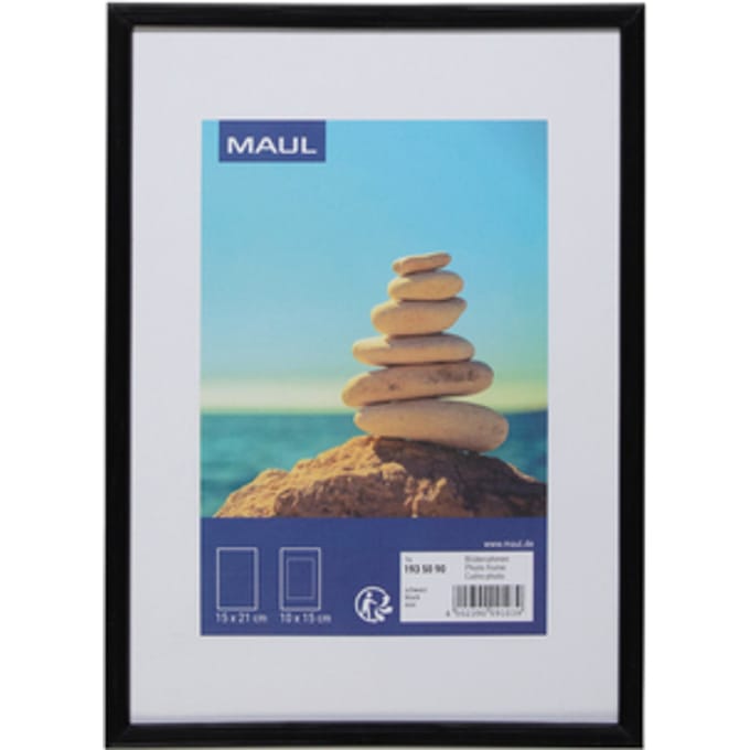 MAUL Fotolijsten MAULart kunststof 15 x 21 cm, ca. A5 zwart