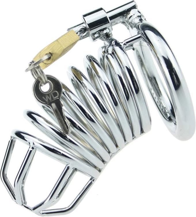 Chastity Cage - kuisheidskooi - voor mannen - stainless steel - Prolink Novelties® nr. 4