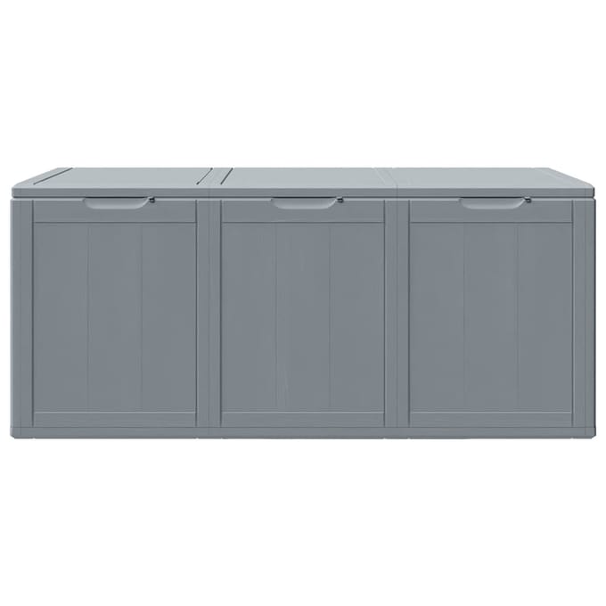 vidaXL - Tuinbox - 270 - L - PP - houtlook - grijs