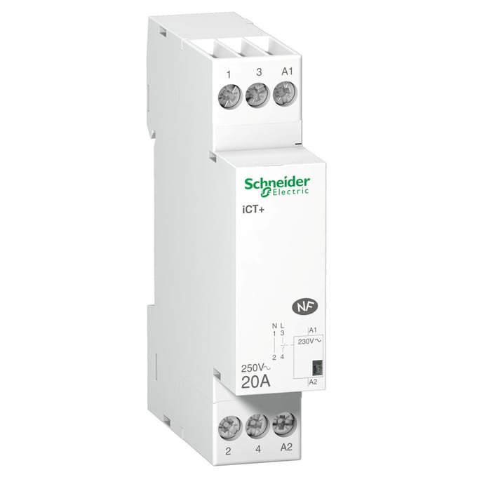 Schneider Electric Ict+ 20A Enkelpolige Contactor 230V - A9C15030