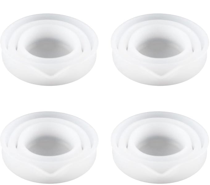 Dailygoods- Doseerbal 100 ml - Opvouwbare Siliconen Maatbeker - Set