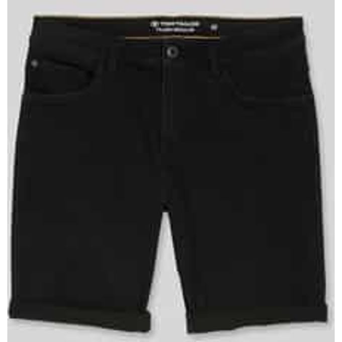 regular fit jeans bermuda van katoenmix