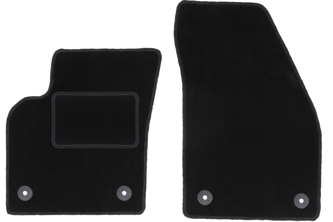 Voormatten zwart voor: Volvo S40 II sedan (2004-2012)
