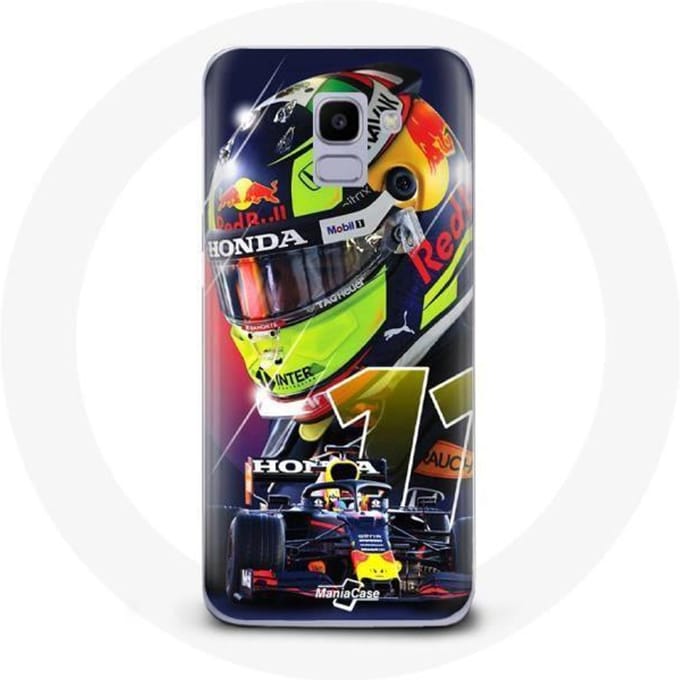 Case voor Samsung Galaxy A6 2018 Formule 1 Sergio Pérez F1-coureur