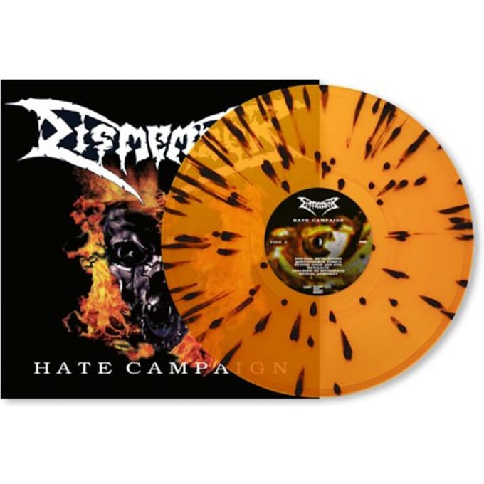 Dismember - Hate Campaign (Transparent Orange With Black Splatter Vinyl)