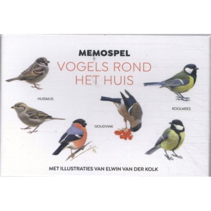 Vogels Rond Het Huis - Memospel - Elwin van der Kolk