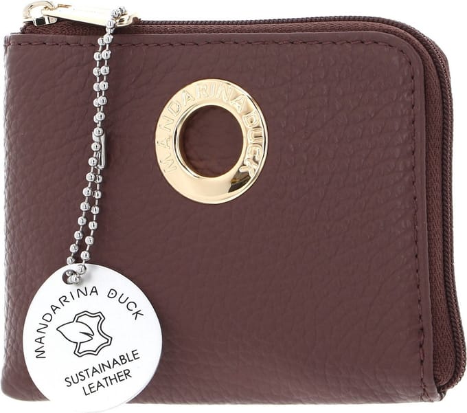 MANDARINA DUCK Leren Portemonnee Mellow Leather Wallet Balsamic Mauve
