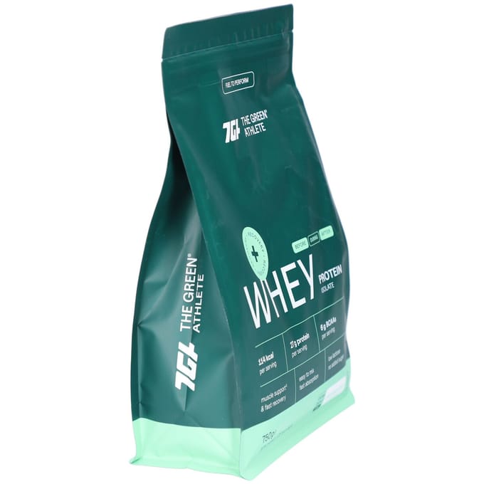 The Green Athlete Whey Protein Isolate Unflavoured 750 Poeder