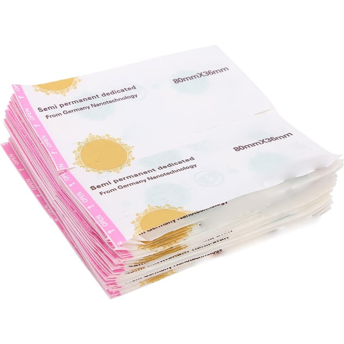 50 stuks Oogbrauw Tattoo Bescherming Waterdicht Tape Oogbrauw Tattoo Nazorg Pasta Tattoo Benodigdheden white