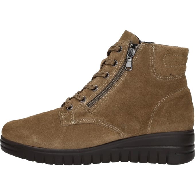 SUB55 Comfort Collection Isla 06 Veterschoenen Hoog - beige - Maat 39