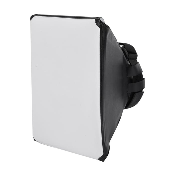 Universele Rechthoekige Vorm Speedlite Softbox Diffuser voor Camera Flitslicht Speed Lights black