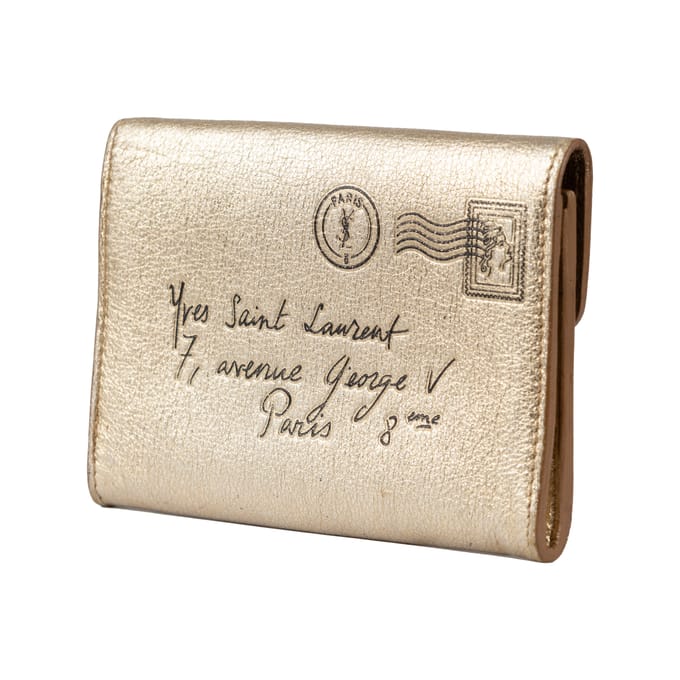 Yves Saint Laurent Lederen Kaarthouder - '00s