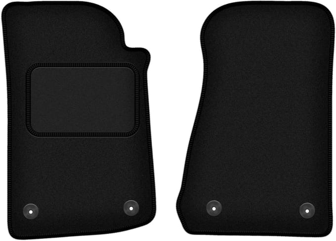 Voormatten zwart voor: Jeep Wrangler JL 2-deurs (2017-)