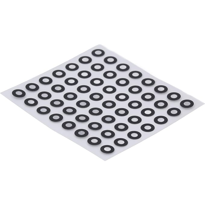 3D Scanmarkers 6 mm Buitendiameter 3 mm Binnendiameter Reflecterend Diffuse Reflectie Nauwkeurig Optisch Trackingpunt voor Scanner white