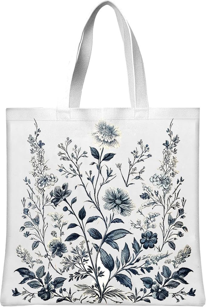 Stijlvolle Canvas Draagtas voor Dames - Verschillende Maten en Designs