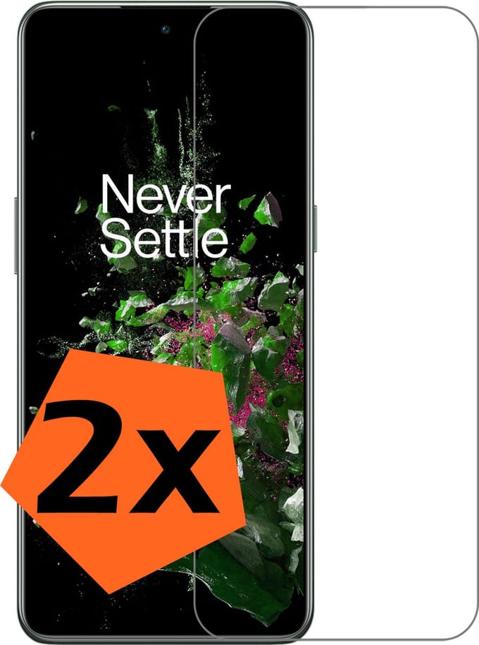Screenprotector - 2 Stuks - Geschikt voor OnePlus 10T - Extra Sterk - Gehard Glas - Beschermglas - Tempered Glass - Screen Protector