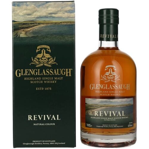 Glenglassaugh REVIVAL Highland Single Malt Scotch Whisky 46% Vol. 0,7l in geschenkverpakking