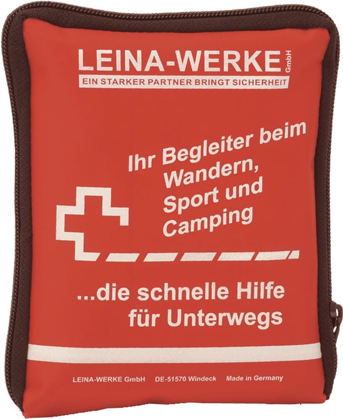 LEINA eerste hulp reis set, 21 stuks, rood
