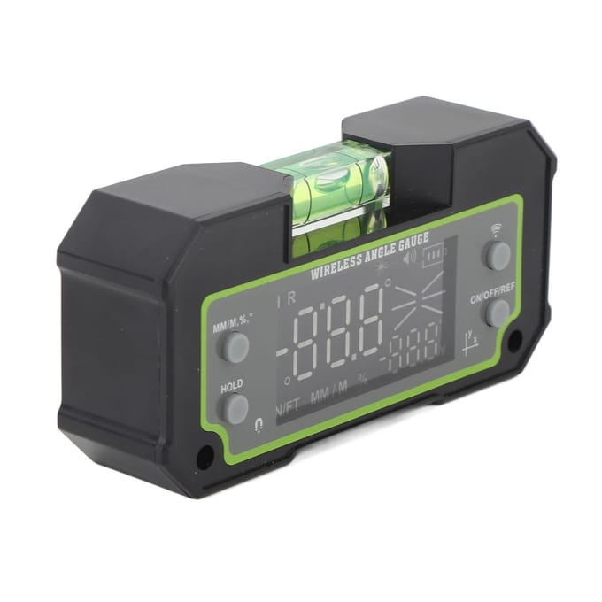 Digitale Hoekmeter Dubbele Assen Inclinometer Magnetische Adsorptie LCD Scherm Elektronische Hoekzoeker met Bluetooth gray