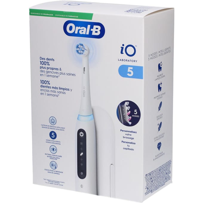 Elektrische tandenborstel - Oral B - iO serie 5 - iO Technologie - 5 poetsstanden - Bluetooth