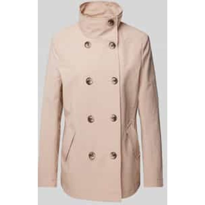 Trenchcoat met opstaande kraag