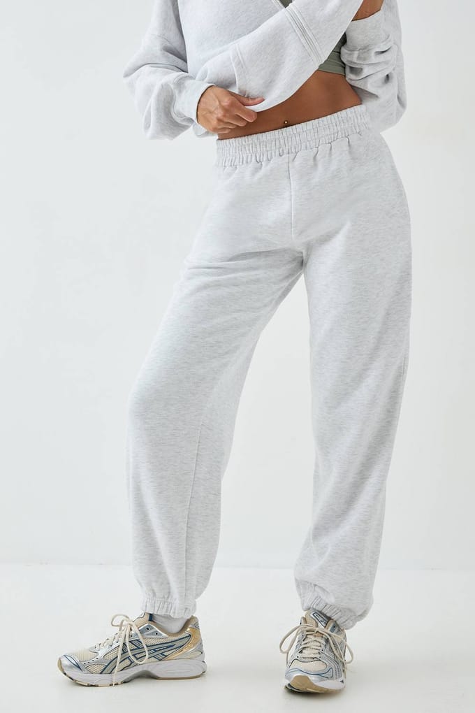 Dames DSGN Studio Oversized Cuffed Jogger | Ash Grey | Maat: Medium