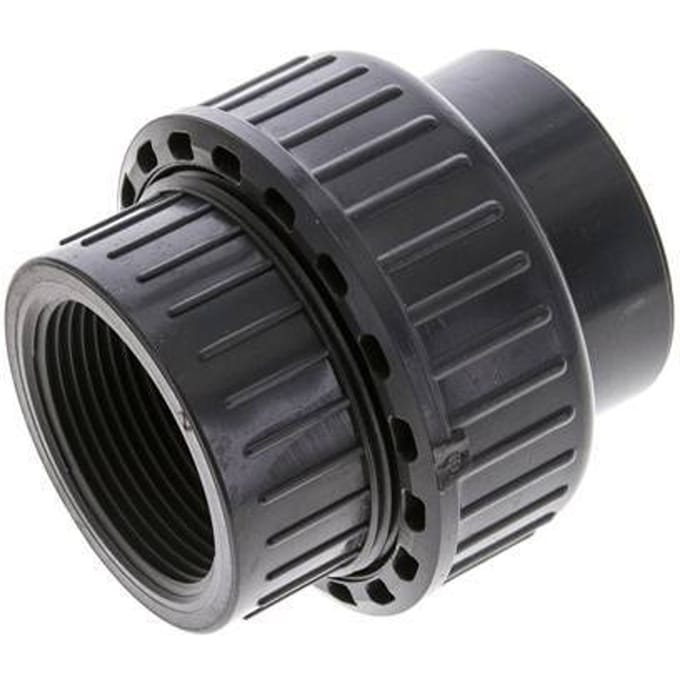 PVC Lijmmof Binnendraad Rp 1-1/2'' FKM