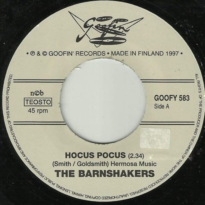 Barnshakers - Hocus Pocus (7" Single)