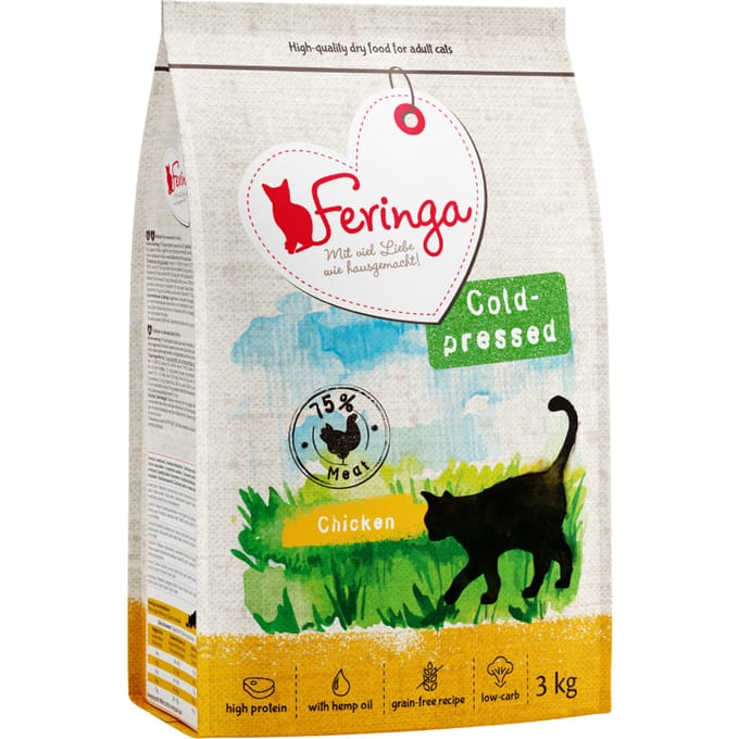 3kg Adult Koudgeperst Kip Feringa Kattenvoer