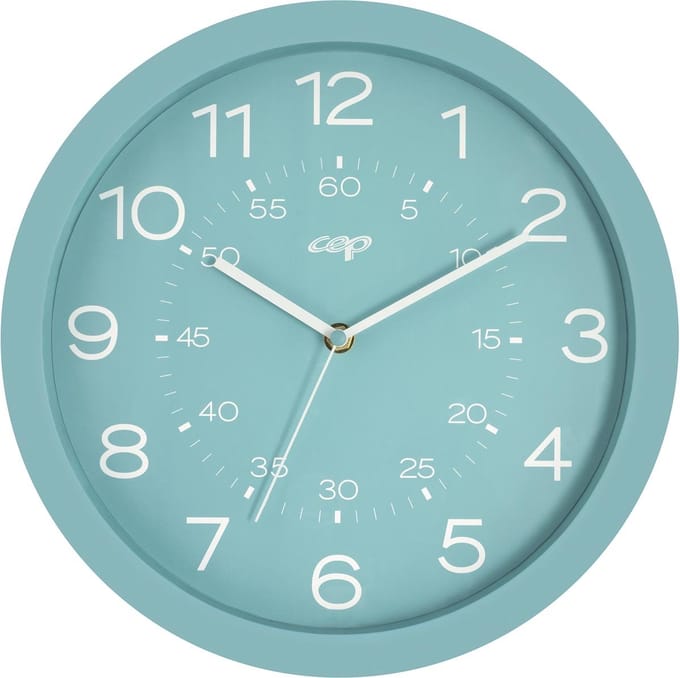 Wandklok CEP Riviera 30cm mint