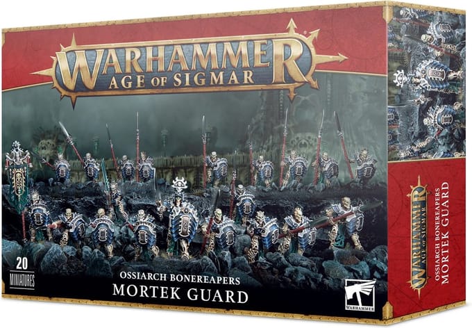 Set met 20 figuurtjes van 146 stuks Games Workshop Warhammer AoS - Ossiarch Bonereapers Mortek Guard