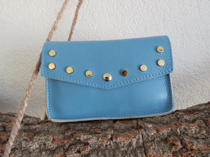 Leren crossbody tasje