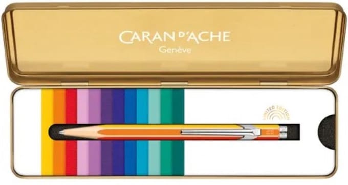 Caran d'Ache 849 Colour Treasure Warm Rainbow Limited Edition Balpen