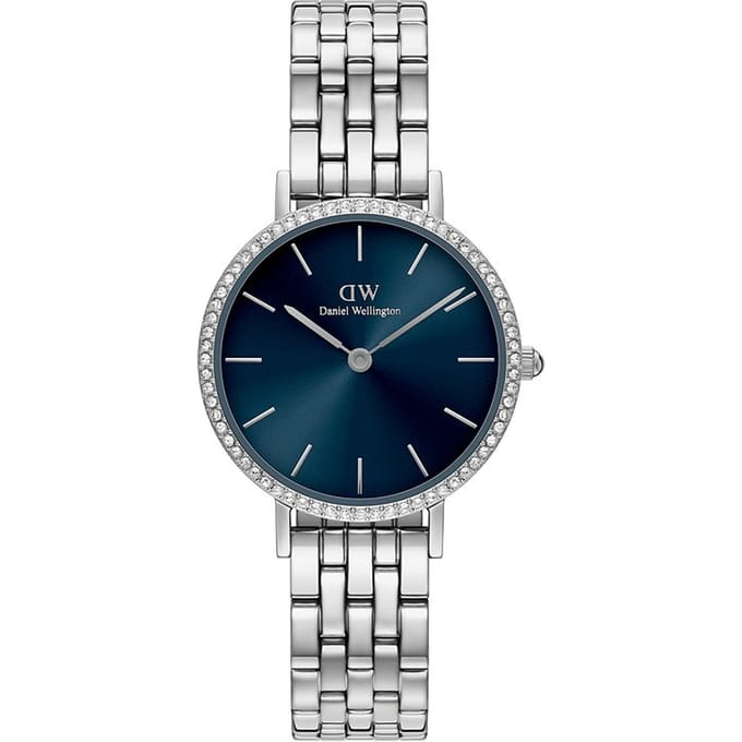 Daniel Wellington DW Watch Petite Lumine Bezel 5-Link Arctic S 28mm Silver