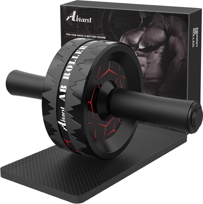 Ab Roller Wheel voor Buik- en Core Krachttraining - Oefenwielen voor Thuisgym