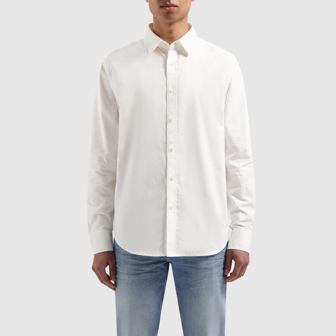 Pure Path Loose fit Jersey Shirt White (24010219 - 01)