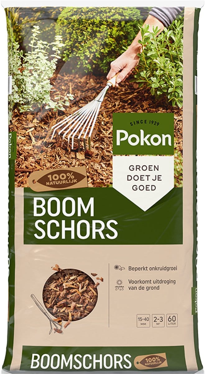 Pokon Verse Boomschors - 60l - Sierschors - Boomschors Bodembedekker