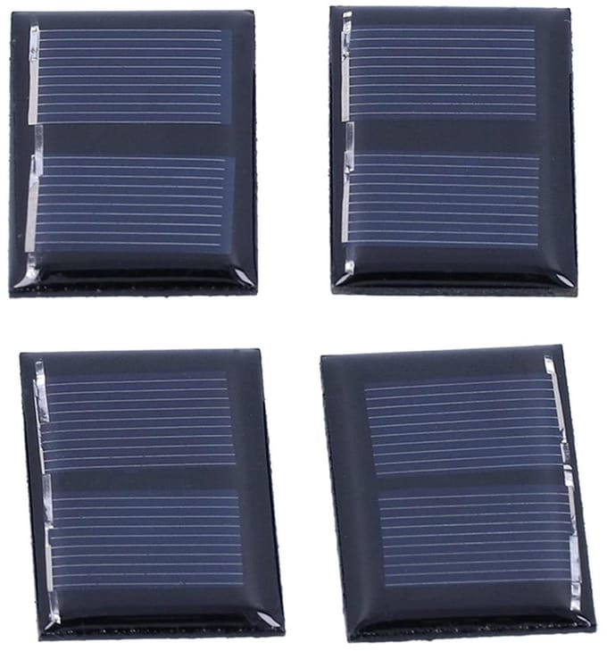 DIY Zonnepaneel Mini Solar Opladen Module Board 4 Stuks - 45x25mm - Polysilicium - Voor Onderzoeksprojecten en Home Verlichting