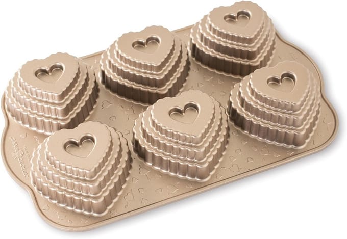 3D Muffinvorm Hart - Krans voor Romantische Traktaties