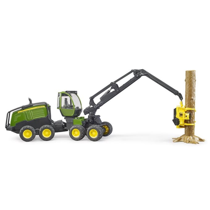 bruder Landbouw John Deere Harvester met boomstam Kant-en-klaar model Tractor (model)