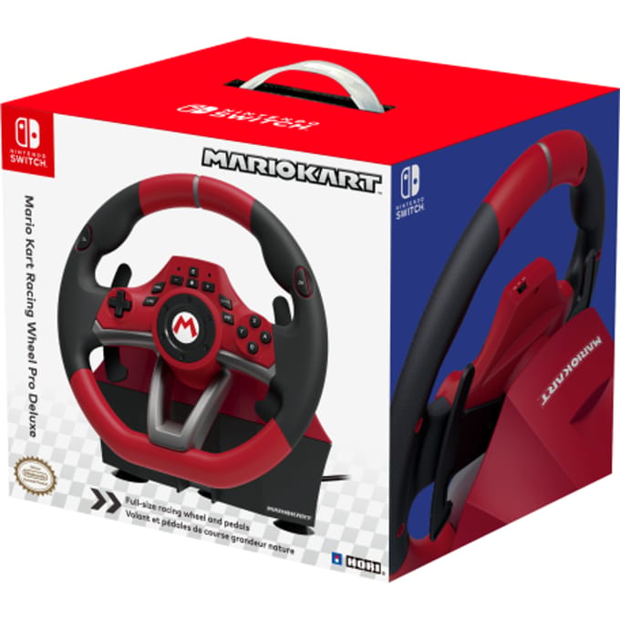 HORI Mario Kart Racing Wheel Pro Deluxe for Switch 2 - Wired Wheel - Nintendo Switch 2