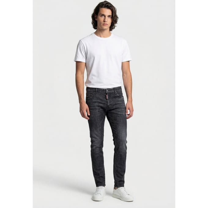 Dsquared2 Jeans 5 Pockets Black Größe: W52 | Skinny Pants Outlet | Herren | Schwarz