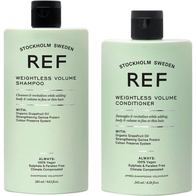 REF Weightless Volume Shampoo 285ml + Conditioner 245ml