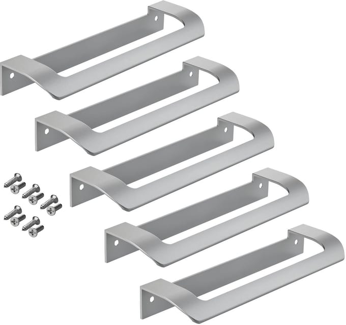 5 x Meubelgreep LYS Boorgatafstand 160 mm Chroom mat Design handgreep van SOTECH