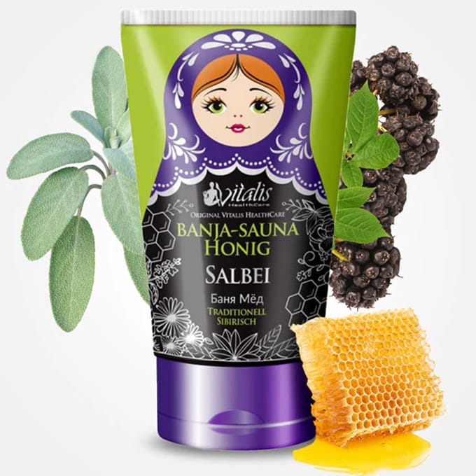 Sauna Honing crème Premium Salie