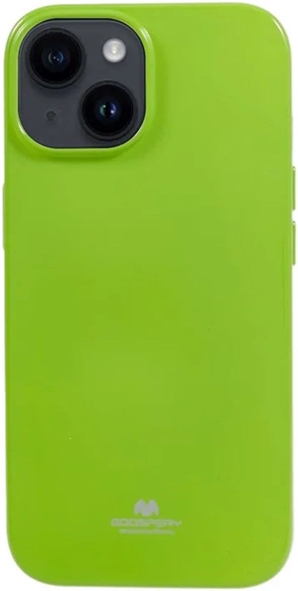 Goospery - iPhone 15 - Backcover hoesje Jelly - Groen